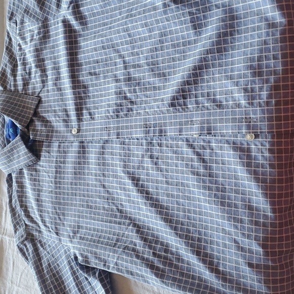 Egara Non-Iron Slim Fit Long Sleeve Casual Button Down Sz. L Shirt - Picture 7 of 11